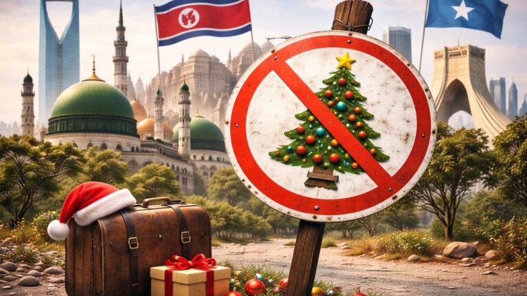 ¿Qué países no festejan Navidad?