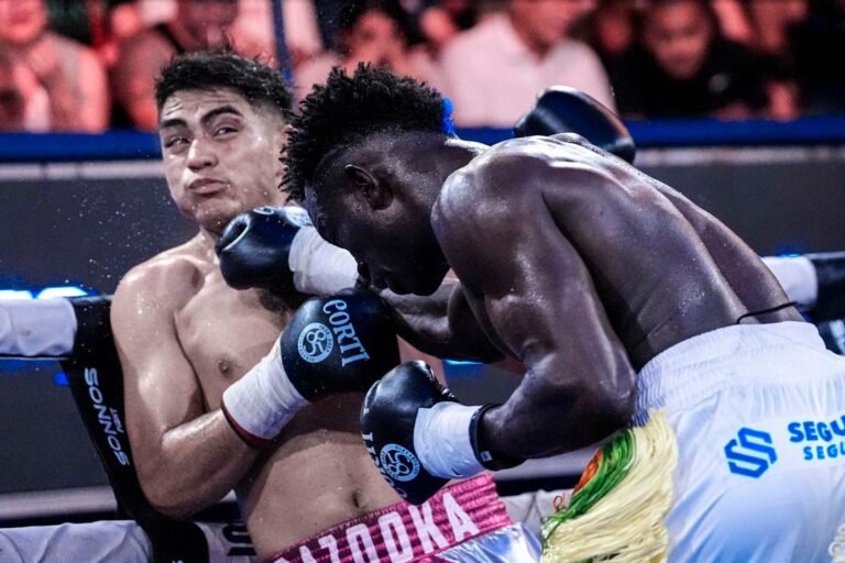 El demoledor nocaut del senegalés Touba Niang a Agustín Chávez que fue tendencia el fin de semana