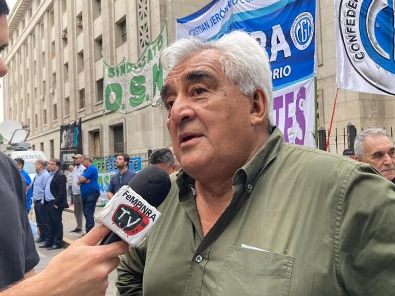 Guincheros advirtió sobre el efecto “destructivo” de la reforma laboral de Milei sobre las obras sociales