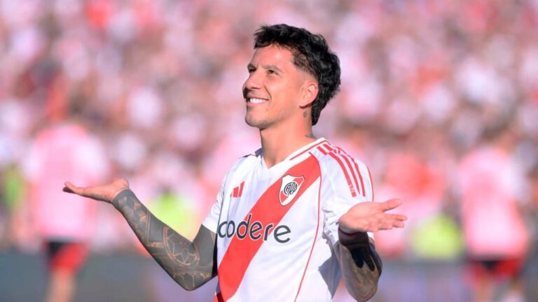 Preocupación en River: Driussi en duda para el partido ante Sarmiento