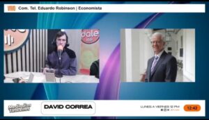 Eduardo Robinson (vía Meet) en diálogo con David Correa en Mediodías Taficeños