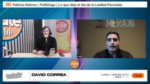 David Correa entrevista al politólogo Patricio Adorno en Mediodías Taficeños por FM Dale.